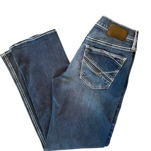 Buckle Dark Blue Bootcut Jeans